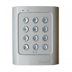 DIGICODE ALLIAGE ALUMINIUM 100 CODES 2 RELAIS