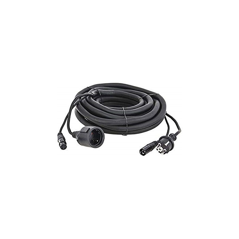 CORDON ALIMENTATION + DMX 10M