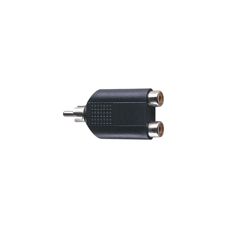 ADAPTATEUR RCA MALE/2 RCA FEM.