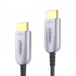 CORDON HDMI 2.0 FIBRE OPTIQUE MALE/MALE 15m 4K60 UHD