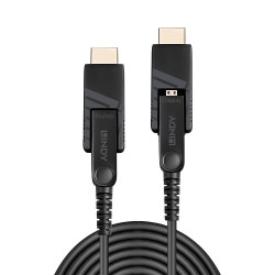 CORDON OPTIQUE HDMI M/M 20m 4K 4:4:4 AVEC CONNECTEUR DEMONTABLE