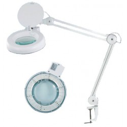 LAMPE LOUPE 5 DIOPTRIES 90LED 7W FIXATION ETAU