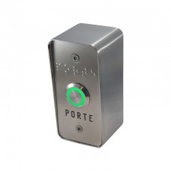BOUTON DE SORTIE EN SAILLE 85x40mm INOX  NO/NF