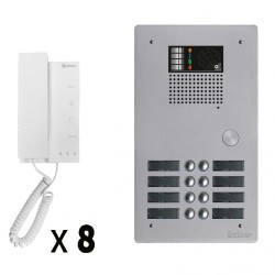 KIT INTERPHONE AUDIO BUS G2P 8BP 2 RANGEES