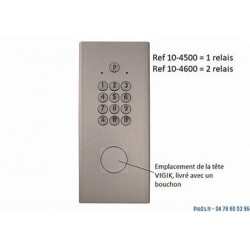 CLAVIER CODE HAUSSMANN 2 RELAIS FINITION ARGENT