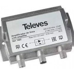 AMPLIFICATEUR DE LIGNE SATELLITE AVEC COUPLAGE TERRESTRE