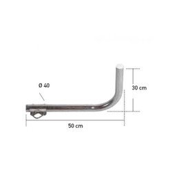 BRAS DE DEPORT Ø40 / LONG 50