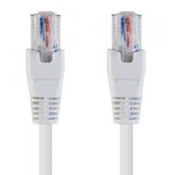 CORDON RJ45 MAL/MAL 10m BLANC