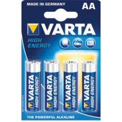 PILES VARTA x4 LR6 HIGH ENERGY 