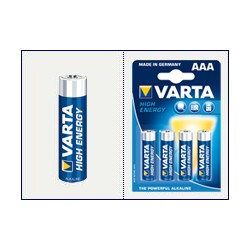 PILES VARTA x4 LR03 HIGH ENERGY