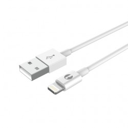 CORDON USB-A VERS MFI LIGHTNING BLANC 2m