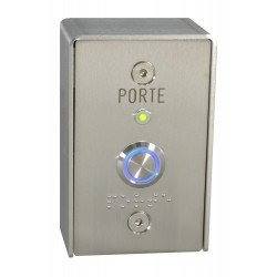 BOUTON POUSSOIR DE SORTIE SAILLIE INOX LUM HANDI